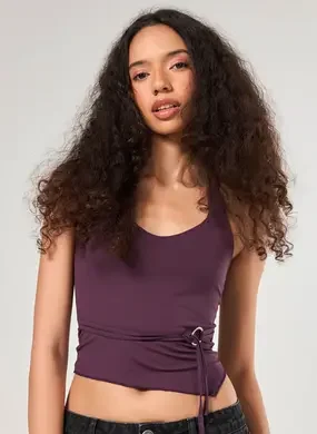 Blusa Poliamida Aviamento Amarração