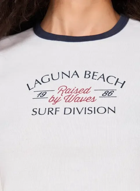 Mini Tee Off-White Laguna Beach