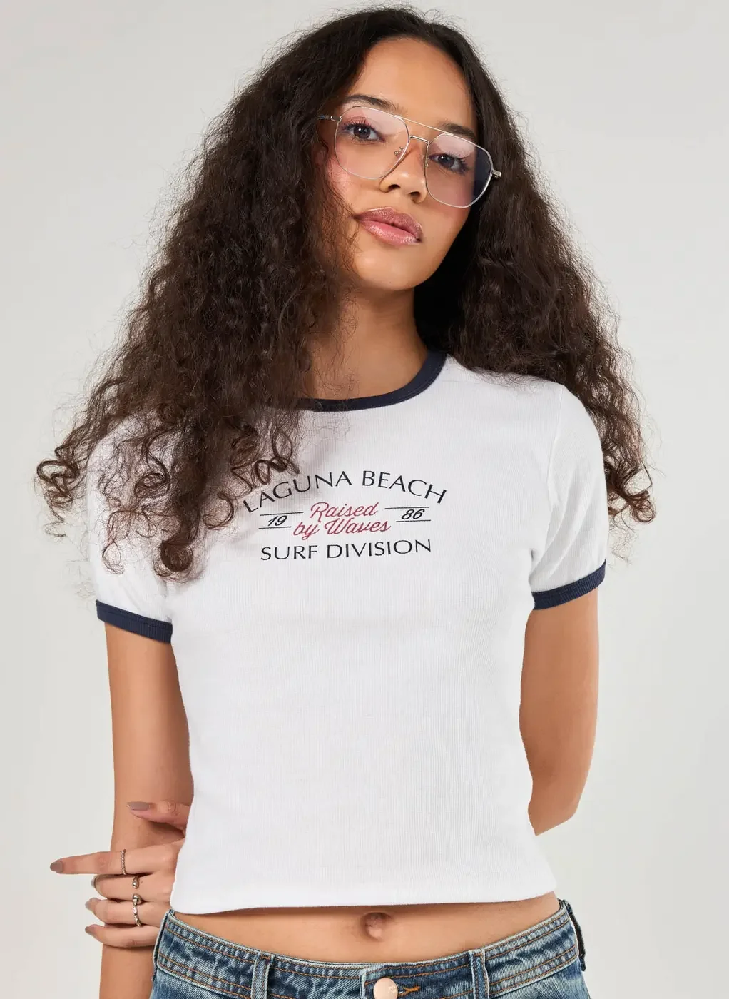 Mini Tee Off-White Laguna Beach