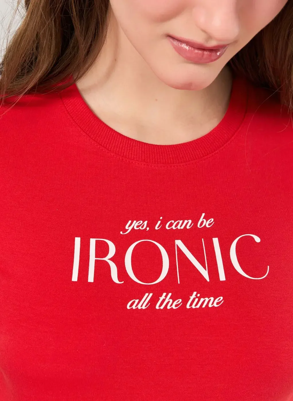 Mini Tee Vermelha Ironic