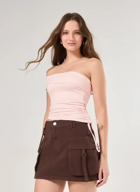 Blusa Poliamida Ombro Único