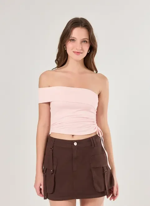 Blusa Poliamida Ombro Único