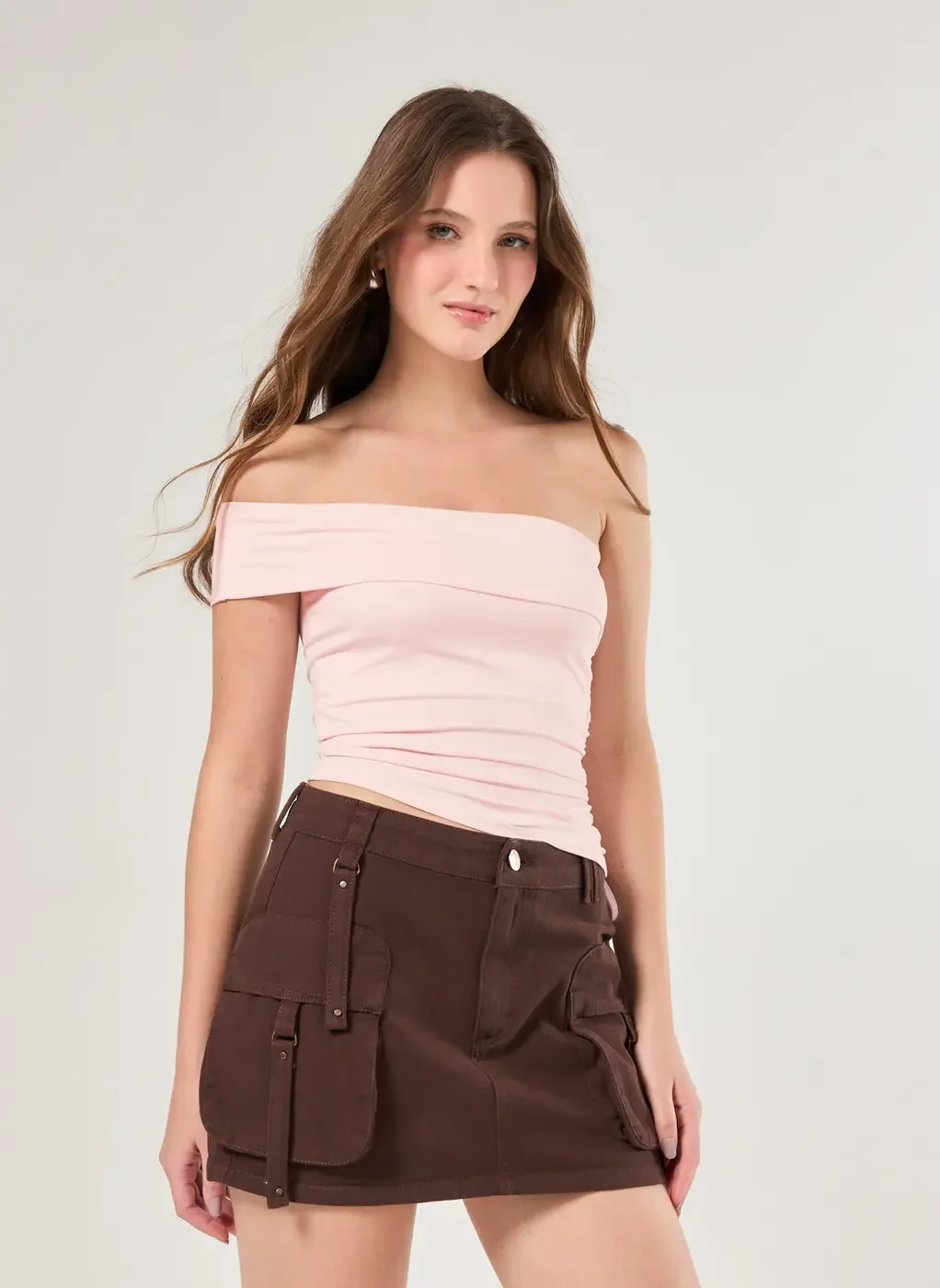 Blusa Poliamida Ombro Único