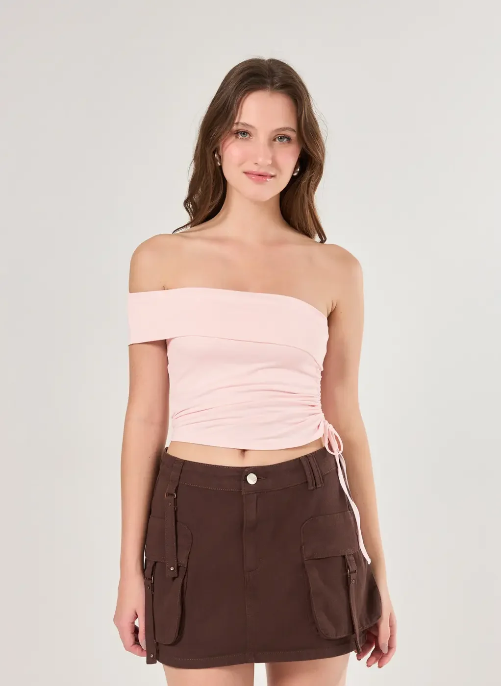 Blusa Poliamida Ombro Único