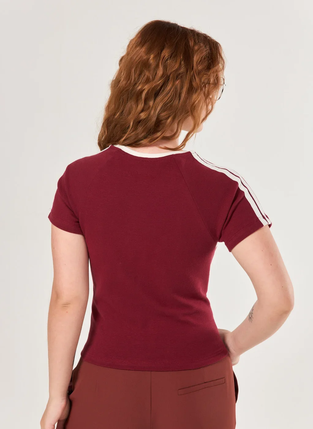 Blusa Bordô College Brooklyn