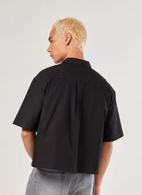 Camisa Cropped Preta