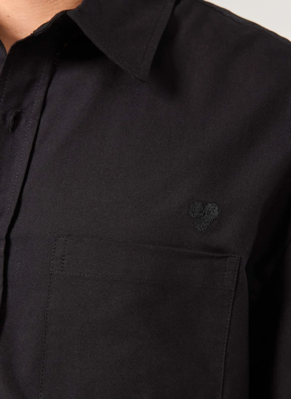 Camisa Cropped Preta