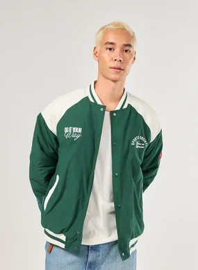 Jaqueta Bomber Esportiva Vintage