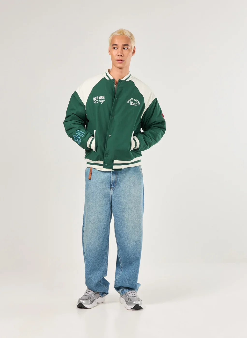 Jaqueta Bomber Esportiva Vintage