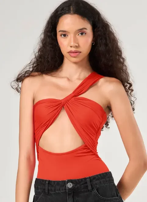 Body Poliamida Recorte Costas