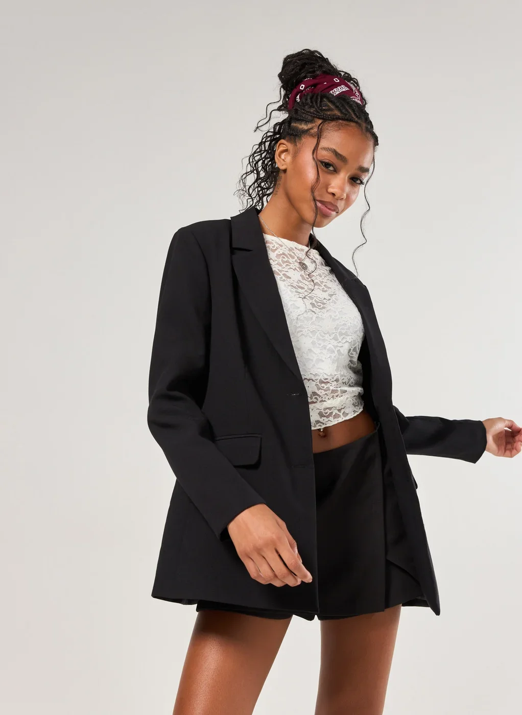 Blazer Preto Oversized