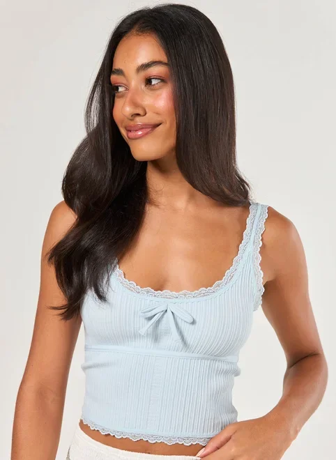 Regata Cropped Seamless Renda