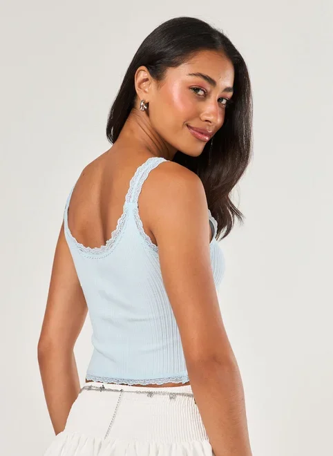Regata Cropped Seamless Renda