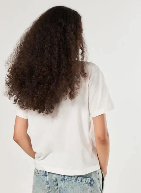 Camiseta Off-White Polaroids Gatinhos