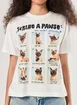 Camiseta Off-White Polaroids Gatinhos