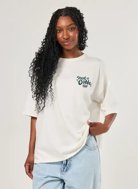Camiseta Box Off-White Iced Coffee