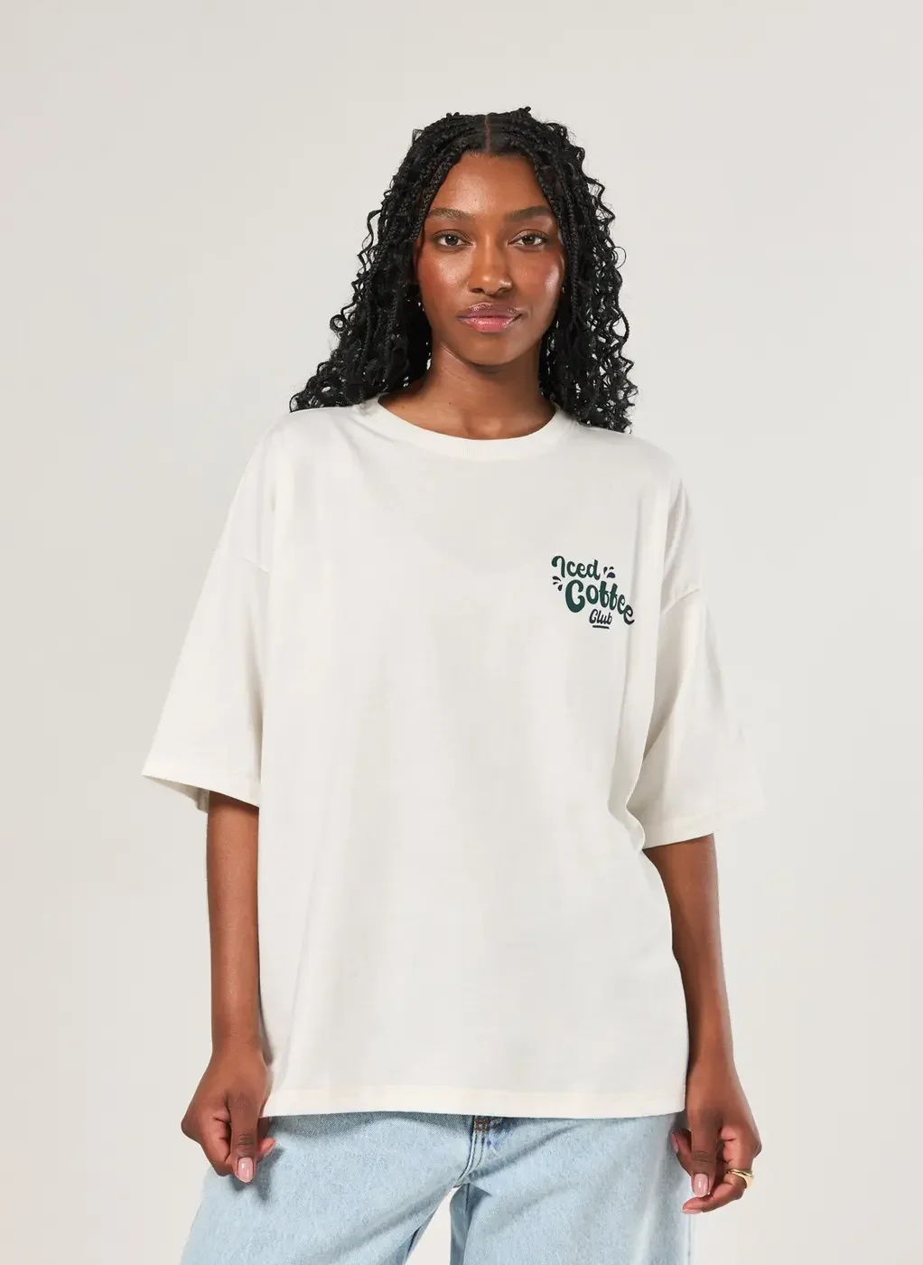 Camiseta Box Off-White Iced Coffee