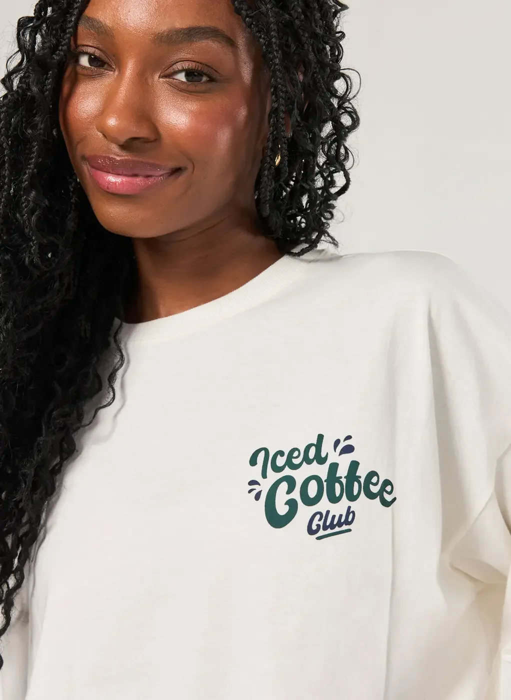 Camiseta Box Off-White Iced Coffee