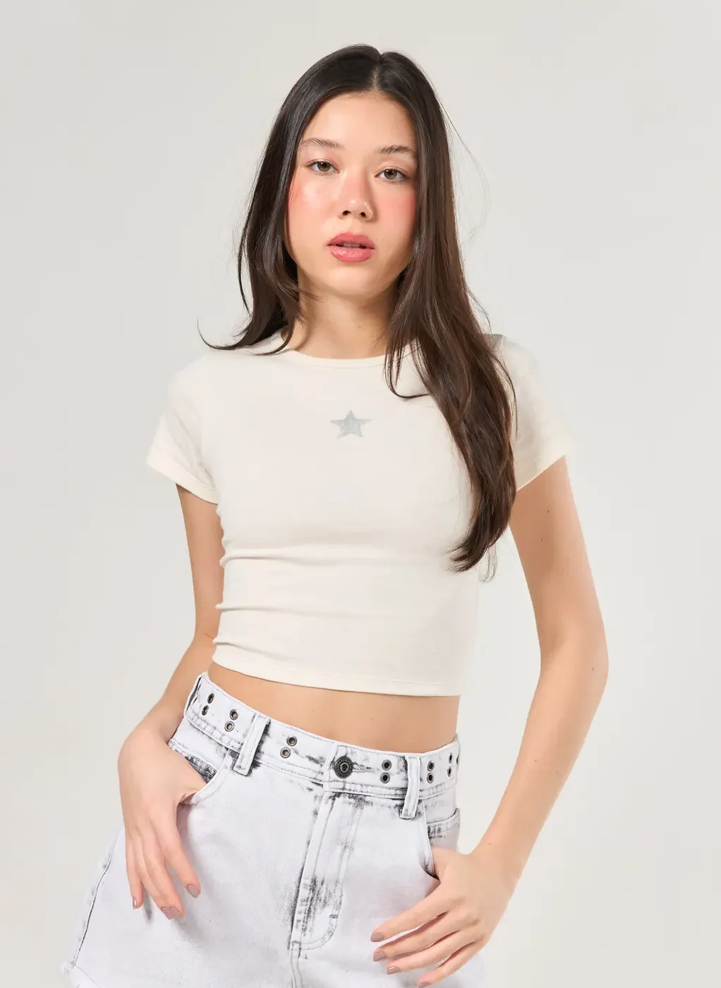 Blusa Estrela Com Amarração Nas Costas