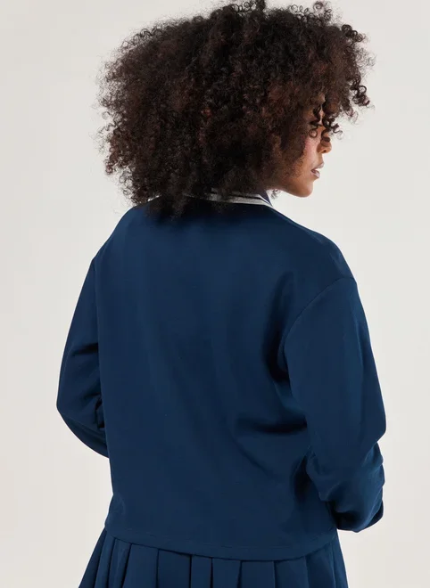 Blusa Manga Longa Polo Marinho