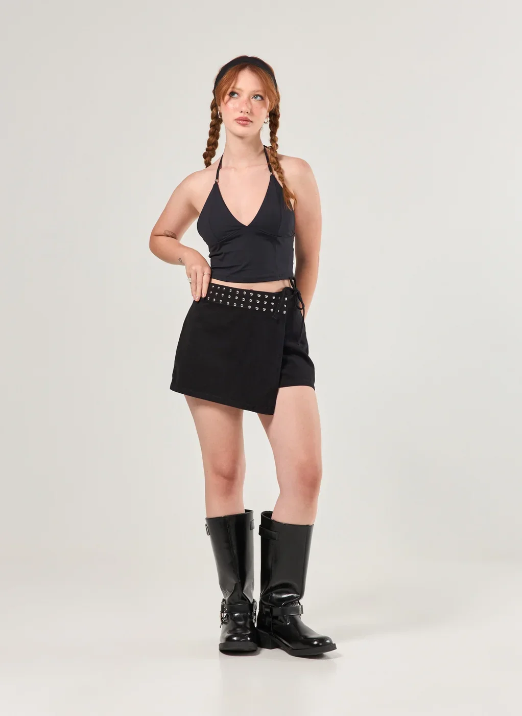 Cropped Poliamida Decote V