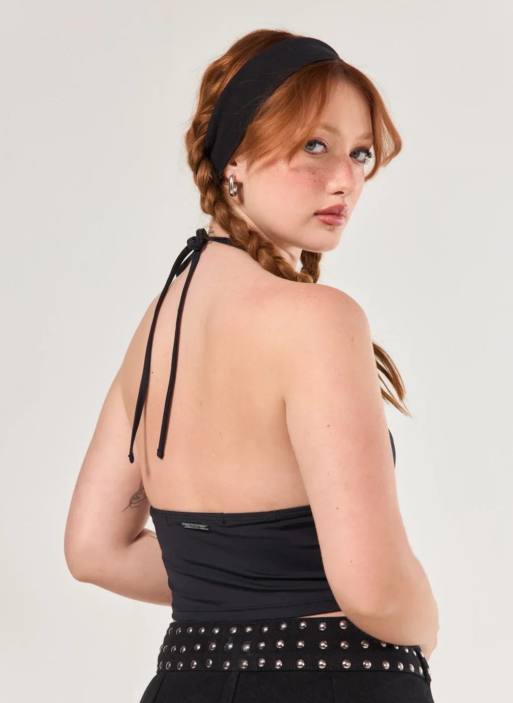 Cropped Poliamida Decote V