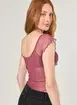 Blusa Tule Estilo Corselet