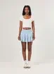 Cropped Off-White Canelada Renda
