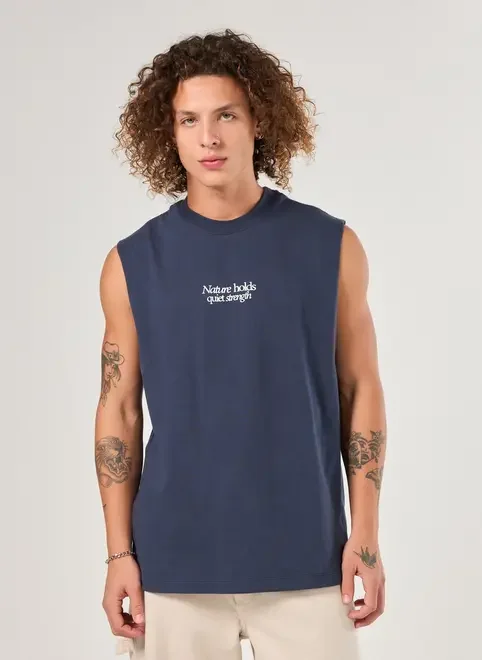 Regata Sleeveless Comfort Malhão Nature