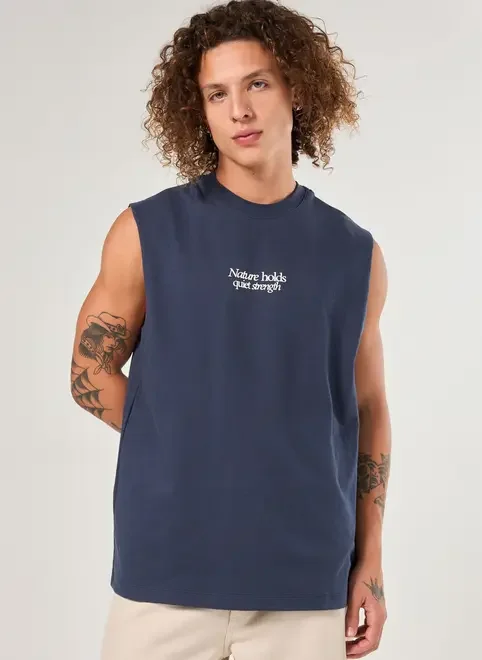 Regata Sleeveless Comfort Malhão Nature