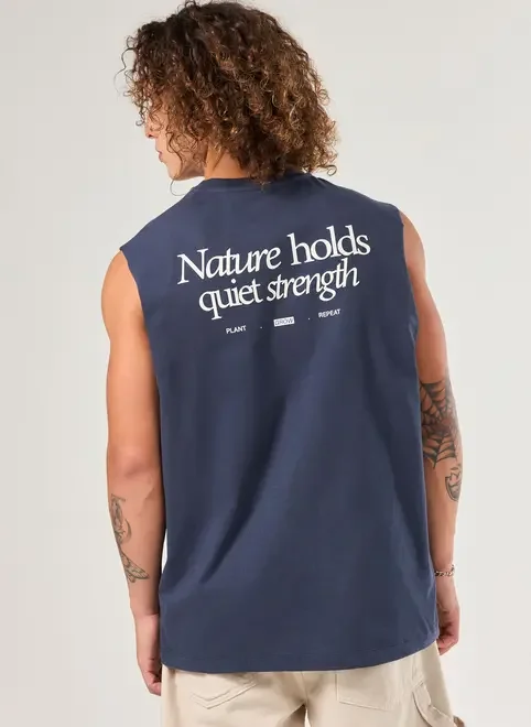 Regata Sleeveless Comfort Malhão Nature