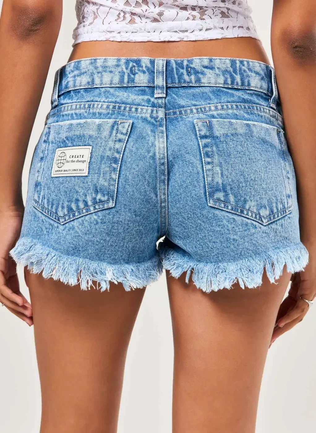 Short Jeans Micro Cintura Baixa