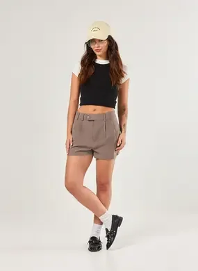 Short Alfaiataria Cós Deslocado