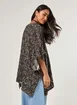 Kimono Preto Estampa Paisley