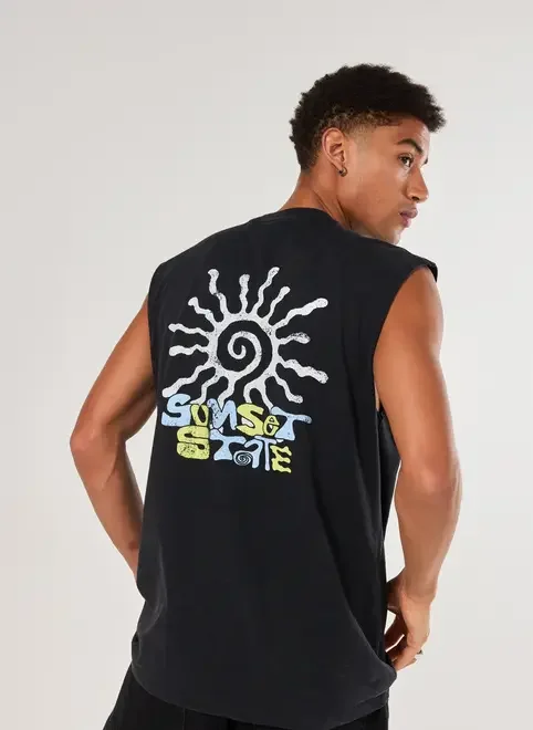 Regata Sleeveless Marmorizada Sunset