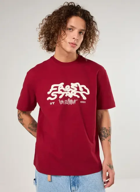Camiseta Comfort Vinho Fresh