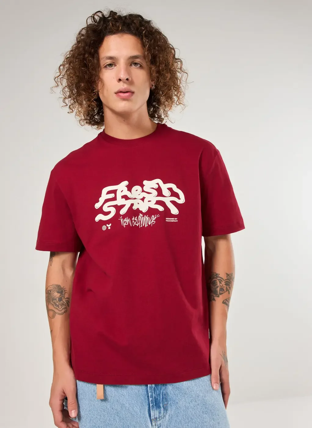 Camiseta Comfort Vinho Fresh