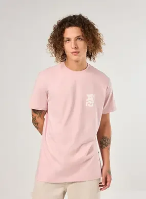 Camiseta Comfort Rosa Flor