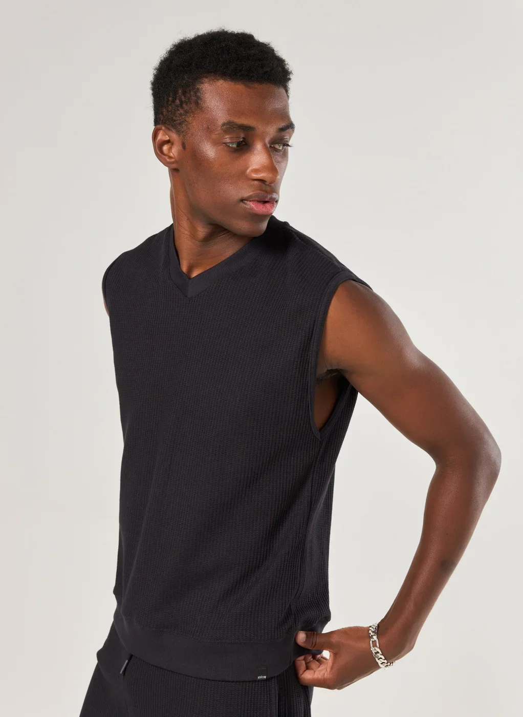 Regata Sleeveless Box Texturizada