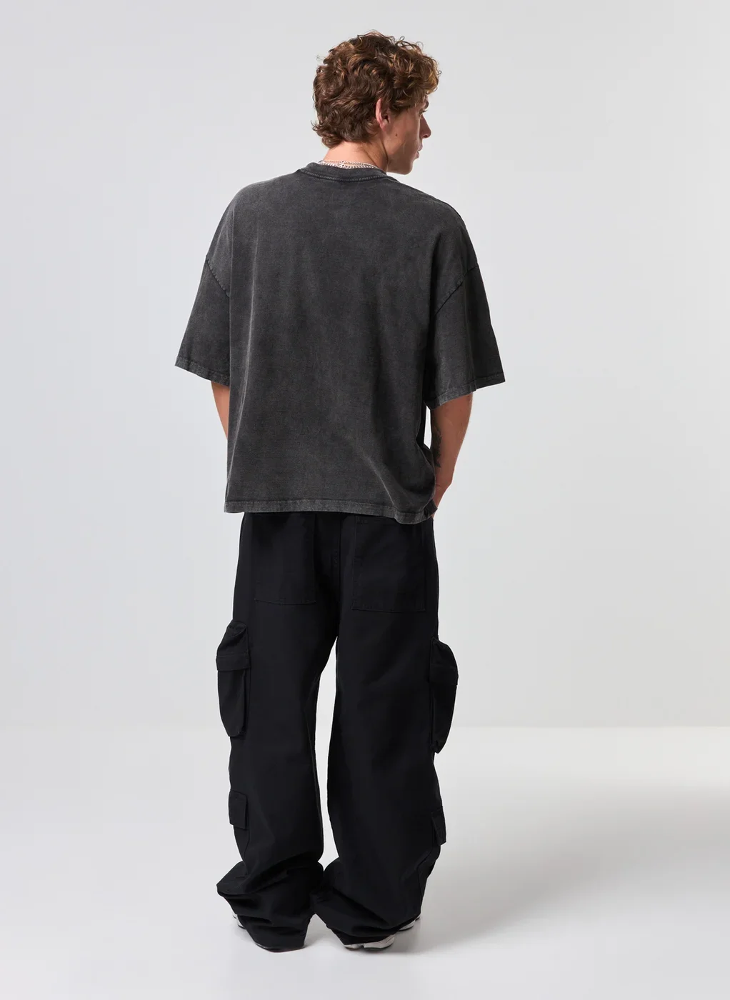 Camiseta Oversized Cropped Malhão Marmorizada