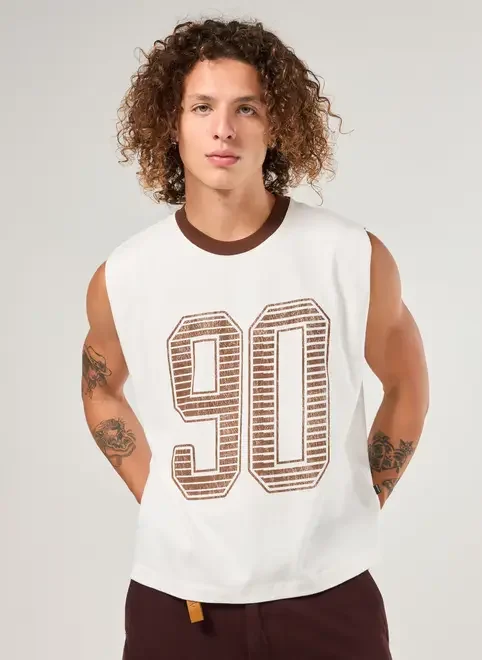 Regata Sleevless Box Malhão 90