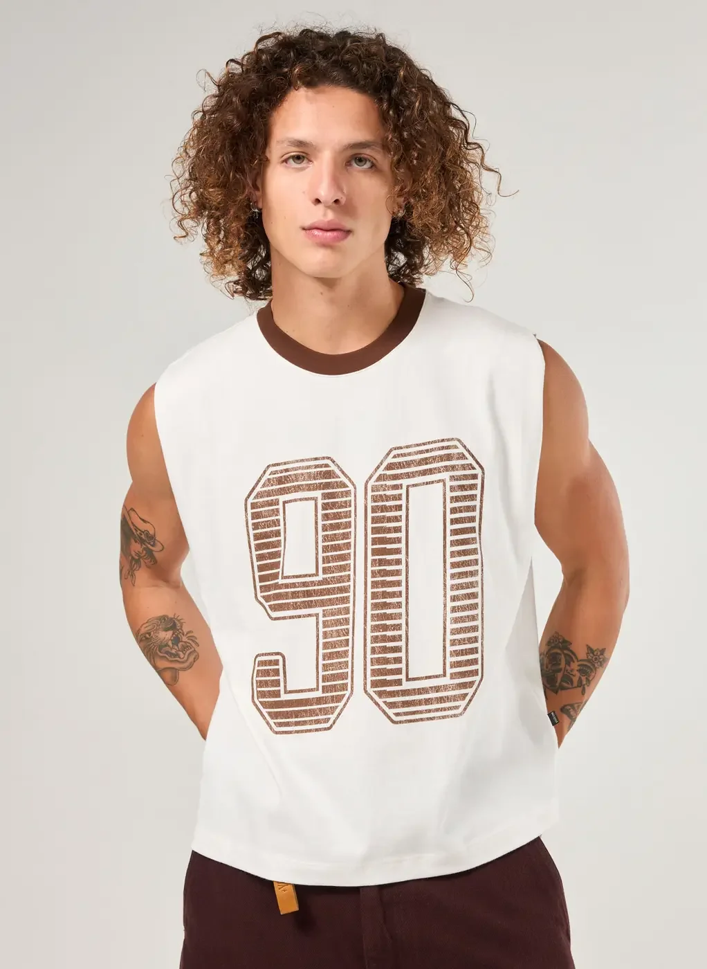 Regata Sleevless Box Malhão 90