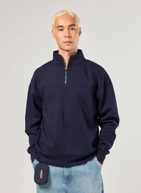 Moletom Gola Alta Half Ziper