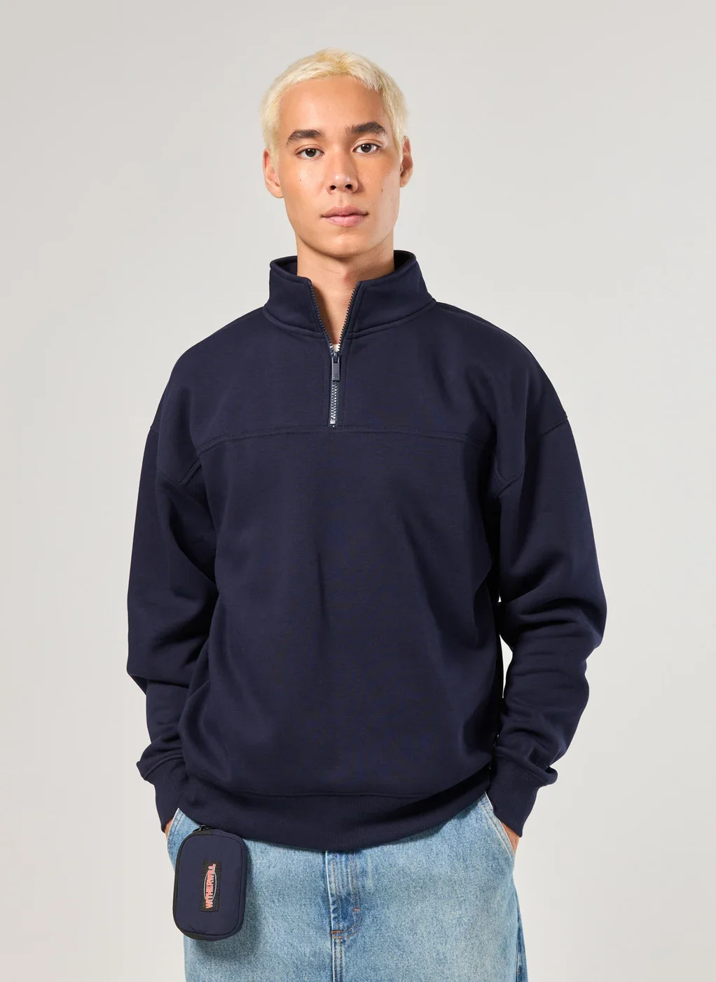 Moletom Gola Alta Half Ziper