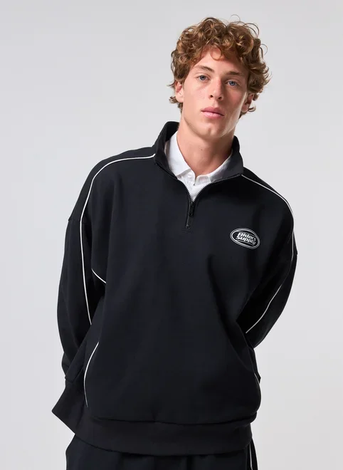 Moletom Esportivo Box Half Ziper