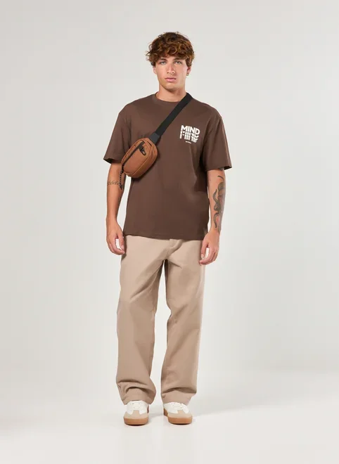 Camiseta Comfort Malhão Marrom Mind