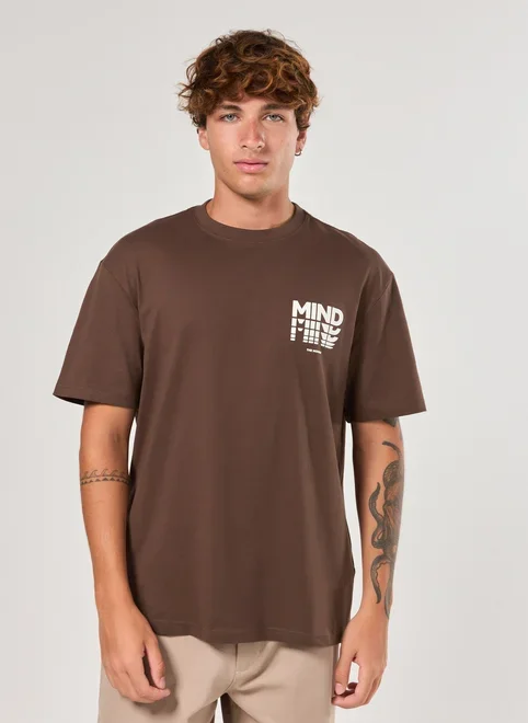 Camiseta Comfort Malhão Marrom Mind