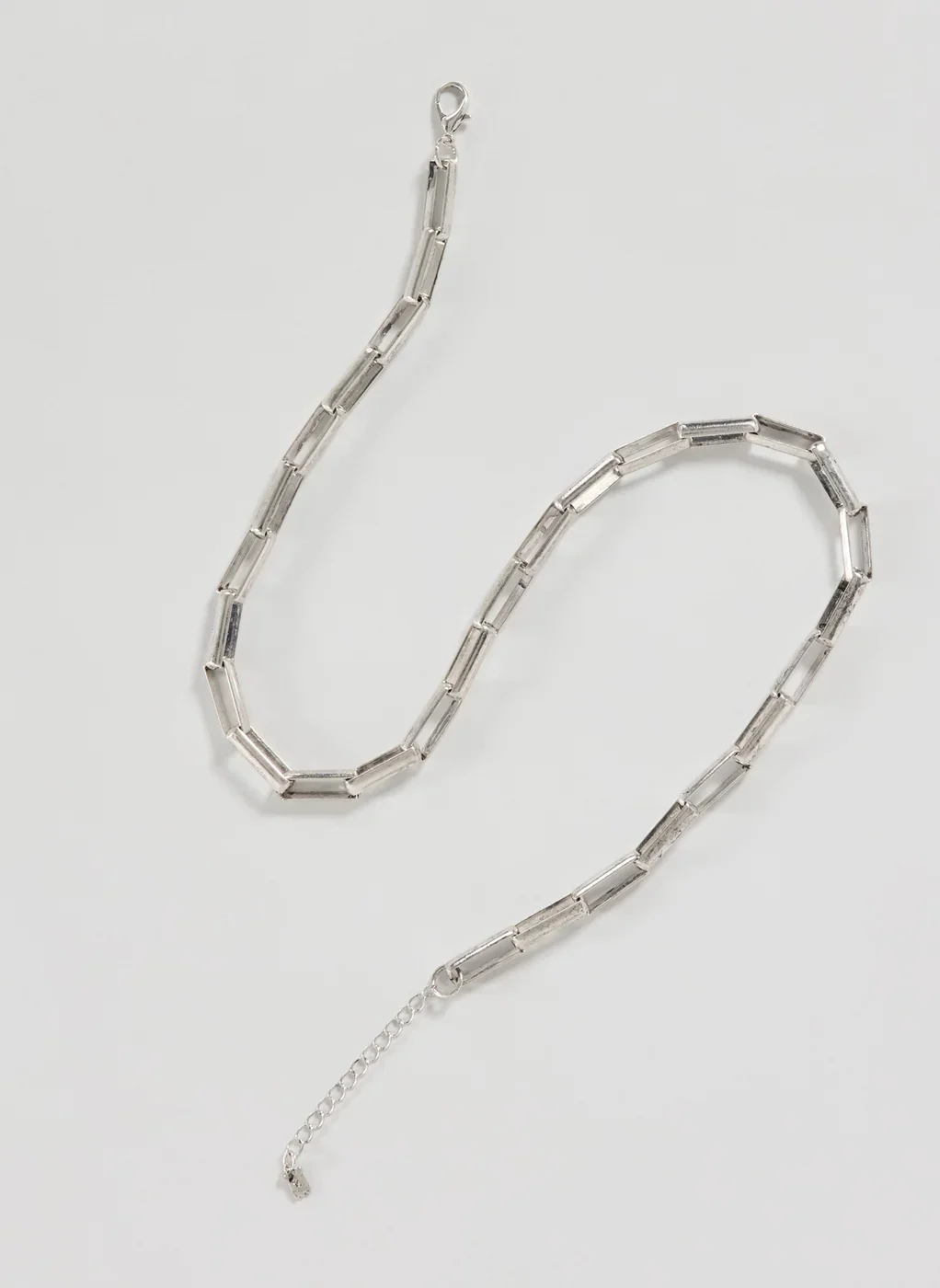 Colar Corrente Prateada Elos