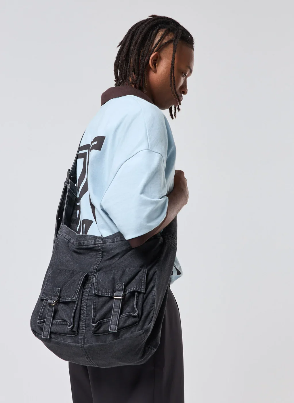 Bolsa Carteiro Jeans Bolsos Cargo