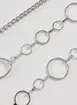 Body Chain Argolas Prateadas